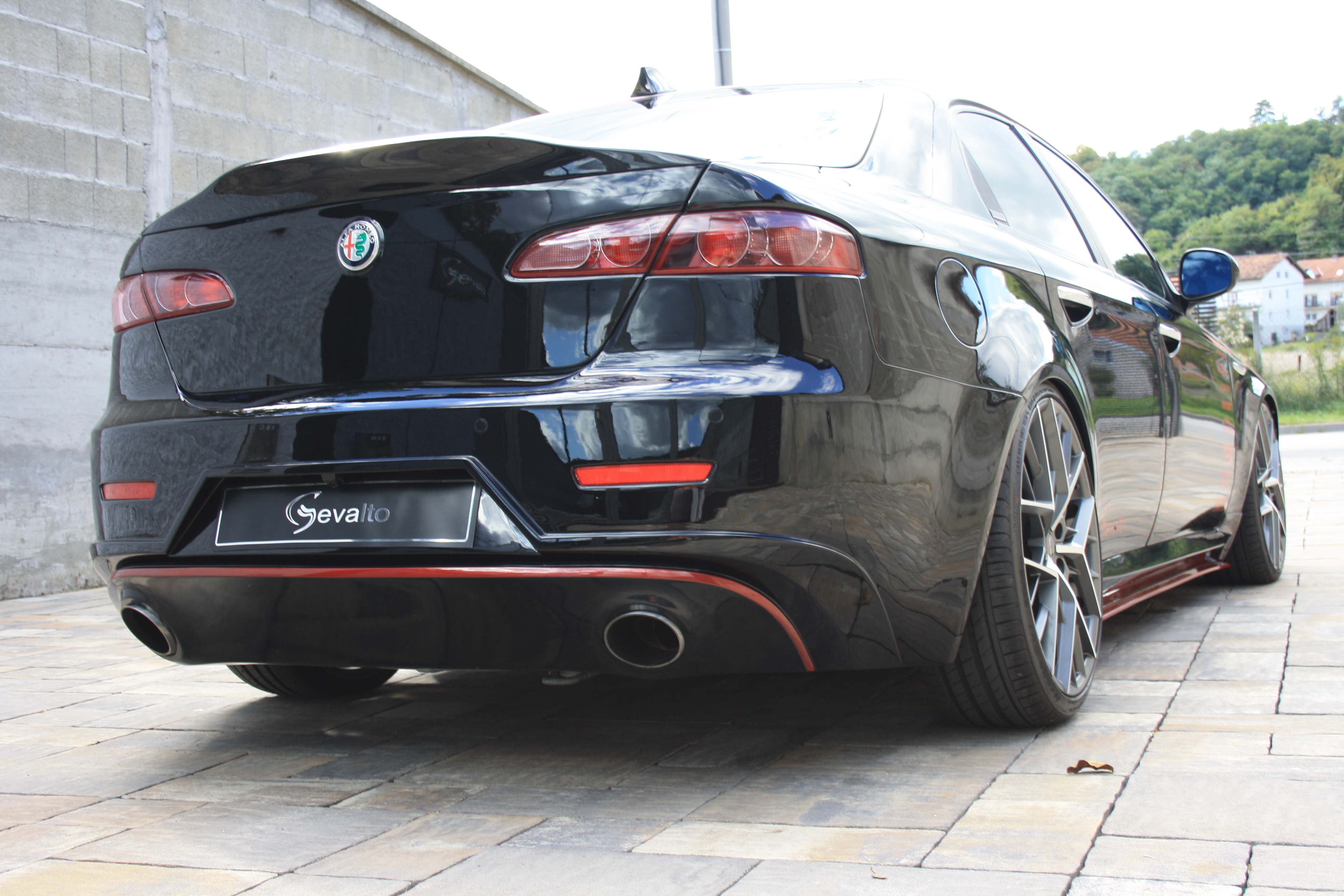 Rear Bumper Alfa Romeo 159 Sw Gevalto
